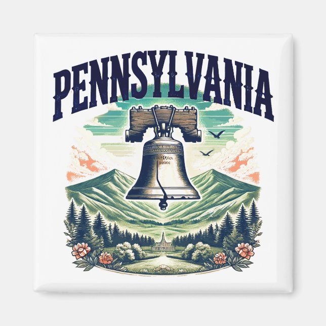 Imán Pennsylvania (Frente)