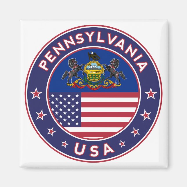 Imán Pennsylvania (Frente)