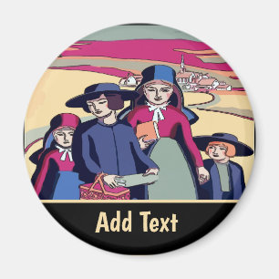 Imán Pennsylvania Dutch, Lancaster, edición de texto Ma