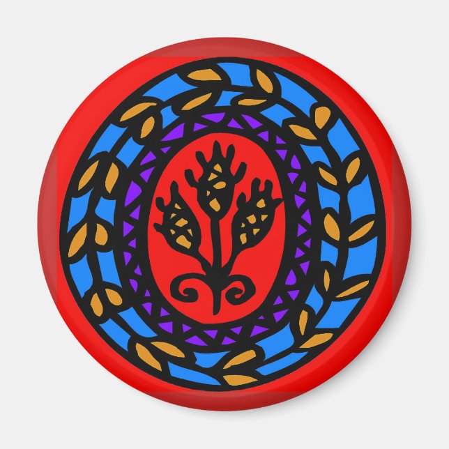 Imán Pennsylvania Hex Rótulo Holandés Hops (Frente)