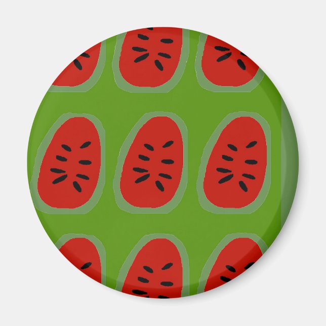 Imán Pennsylvania Hex Rótulo Watermelons (Frente)