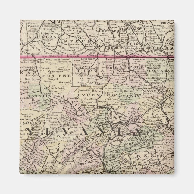 Imán Pennsylvania, Maryland, Nueva Jersey, Delaware (Frente)