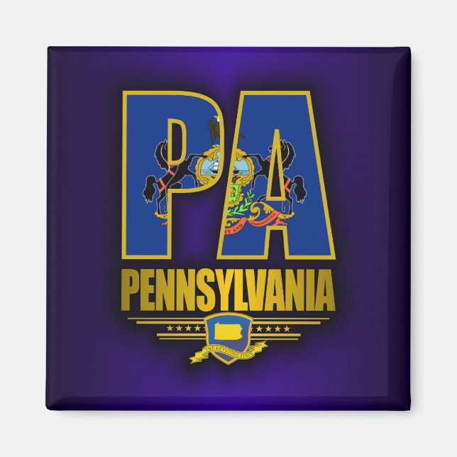Imán Pennsylvania (PA) (Frente)