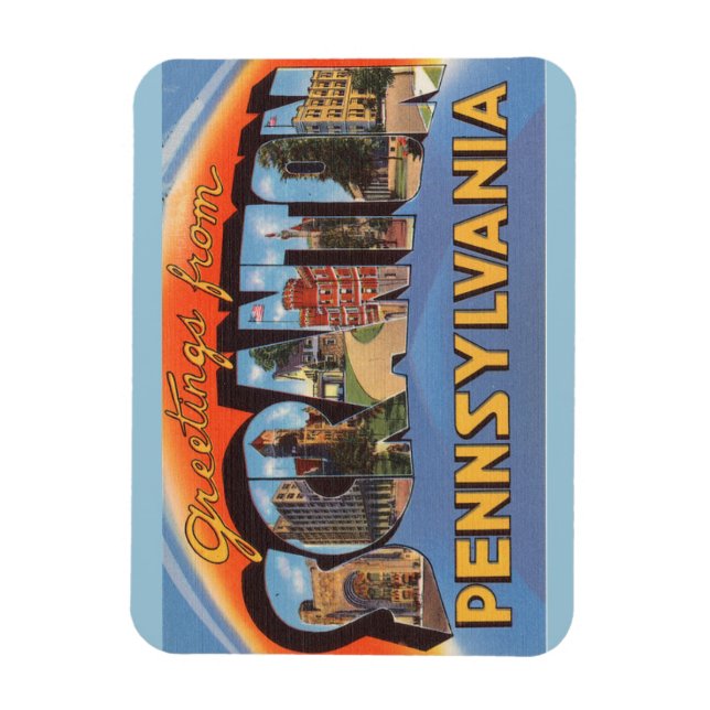 Imán Pennsylvania, Scranton Magnet (Vertical)