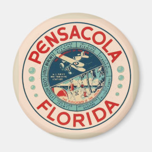 Imán Pensacola FL Vintage
