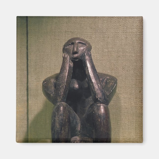 Imán Pensador de Cernovoda, Cultura Hamangia (Frente)