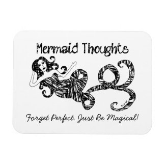Imán Pensamientos de Sirena: Olvídate de la Perfecta. ¡