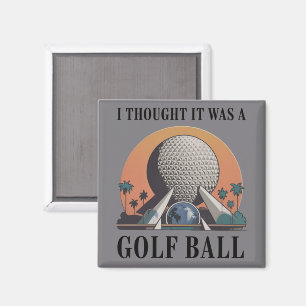 Imán Pensé que era una pelota de golf Amante divertido