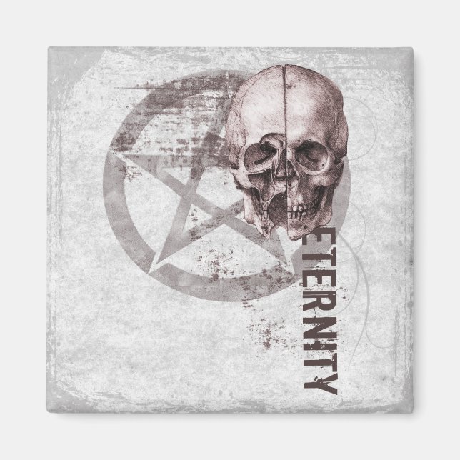 Imán Pentacle Skull (Frente)