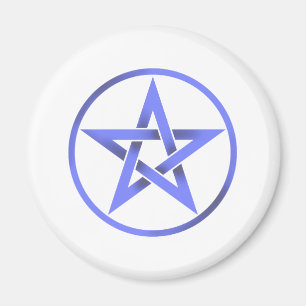 Imán Pentáculo azul del Pentagram