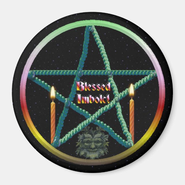 Imán Pentáculo de Imbolc (Frente)