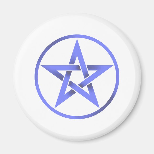 Imán Pentagram azul (Frente)