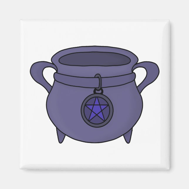 Imán Pentagram Pentacle Cauldron (Frente)