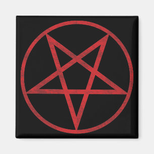 Imán Pentagram rojo