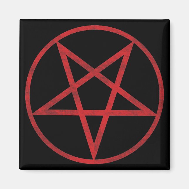 Imán Pentagram rojo (Frente)