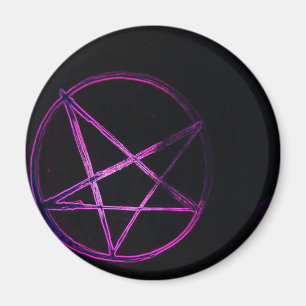 Imán pentagrama púrpura yaei