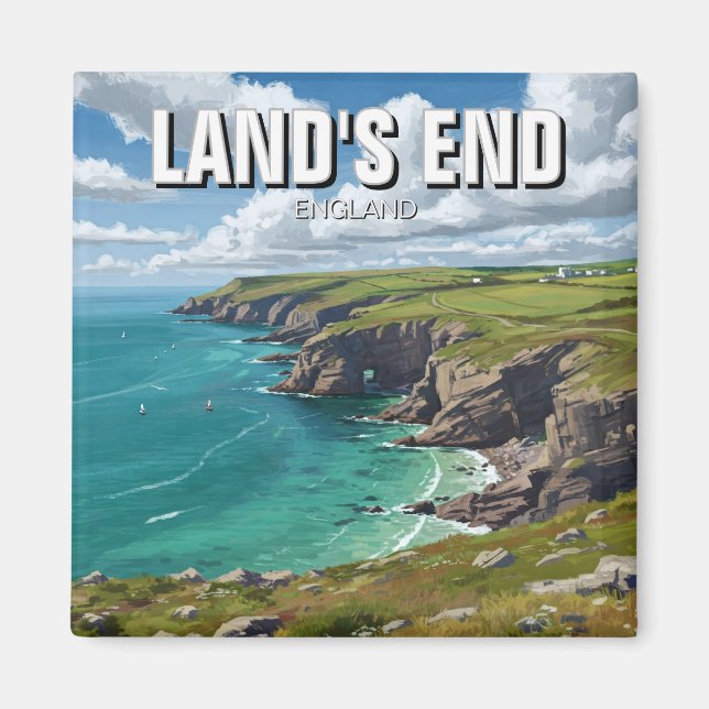 Imán Penzance Land's End England Travel (Frente)