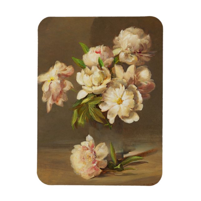 Imán Peonies en una caja, Charles Ethan Porter (Vertical)