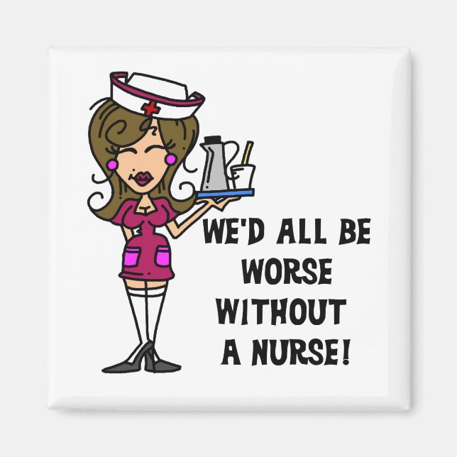 Imán Peor sin enfermero (Frente)