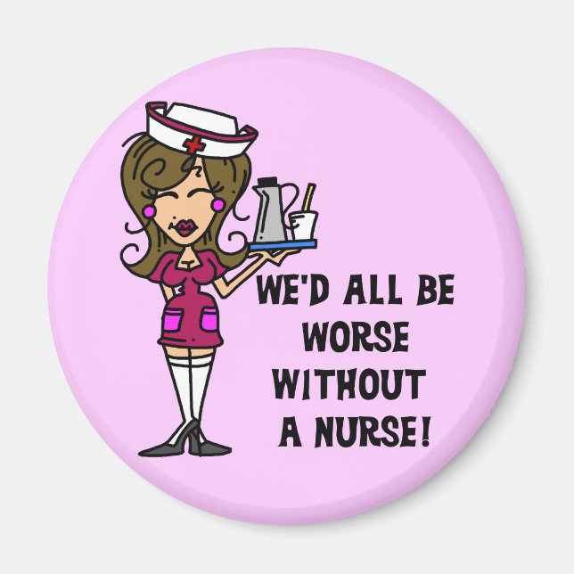 Imán Peor sin enfermero (Frente)