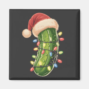 Imán Pepino de Navidad Pepino en Luz de Navidad Pepino