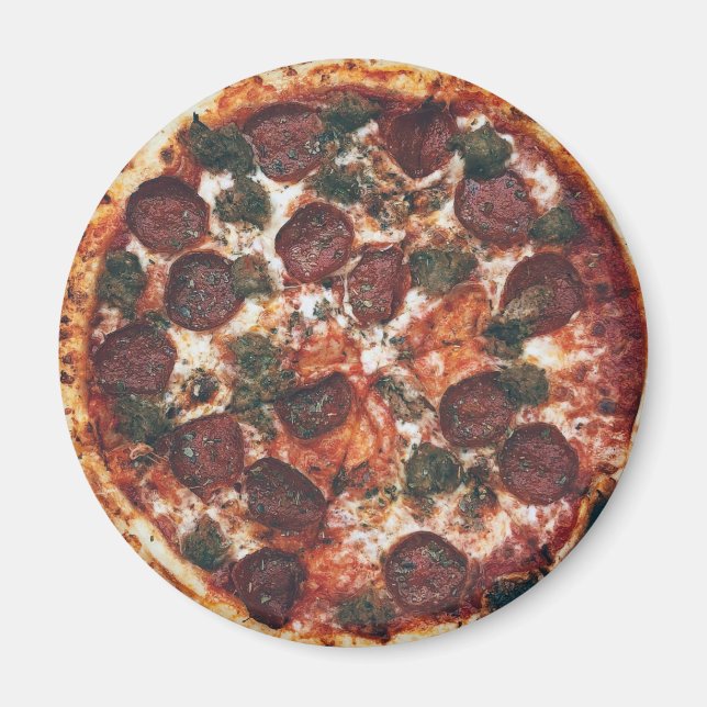 Imán Pepperoni Pizza (Frente)