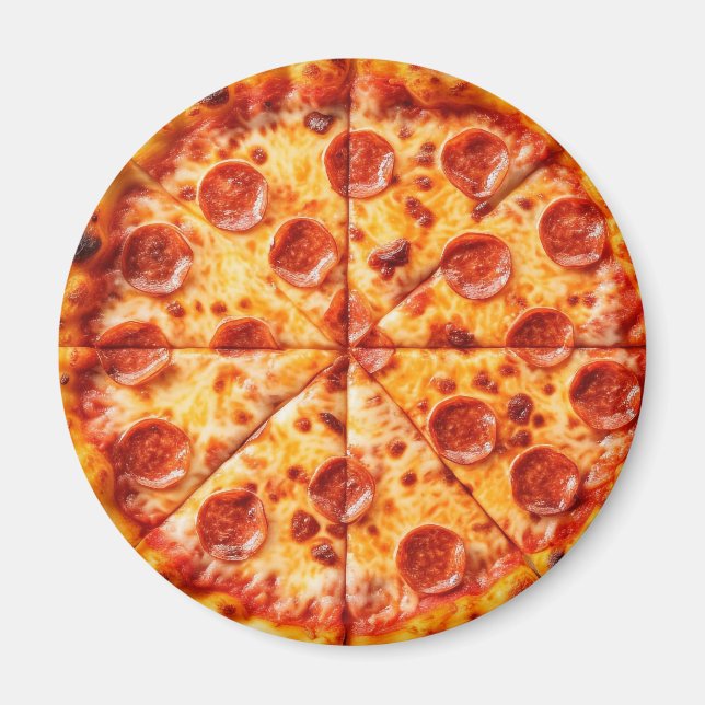 Imán Pepperoni Pizza (Frente)