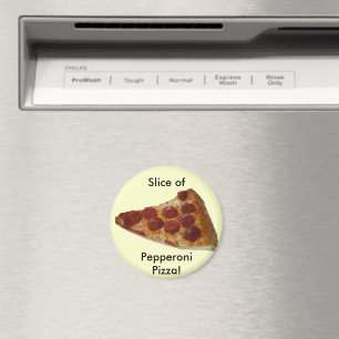 Imán Pepperoni Pizza Slice Magnet