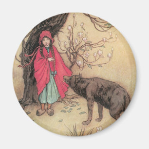 Imán Pequeña capucha roja vintage de Warwick Goble