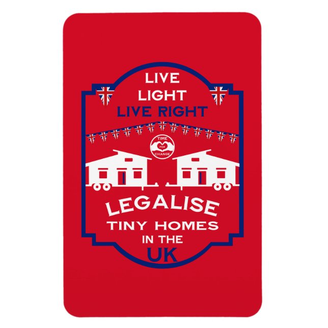 Imán Pequeña Casa Reino Unido (Vertical)