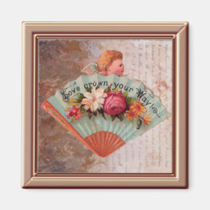 Imán Pequeña imprenta para fans de las damas victorian