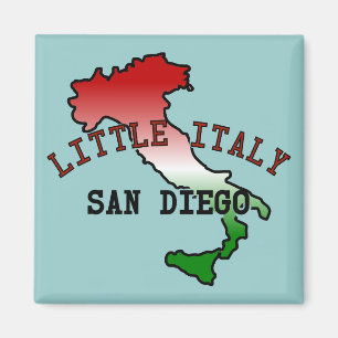 Imán Pequeña Italia San Diego