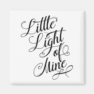 Imán Pequeña Luz De La Tipografía De Minas