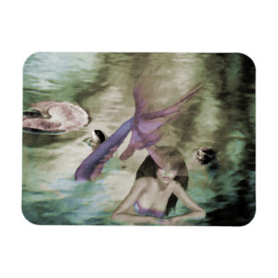 Imán Pequeña Mermaid Vinyl Magnet