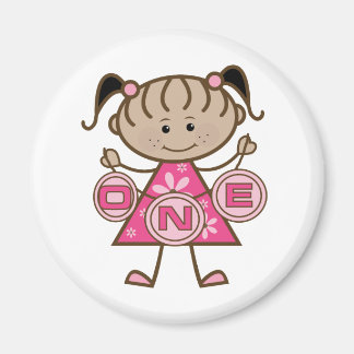 Imán Pequeña Niña camisetas y regalos de cumpleaños