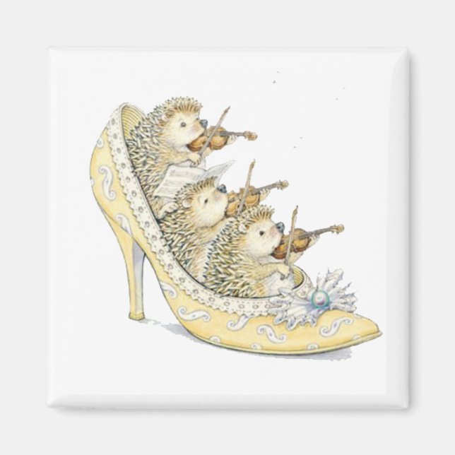Imán Pequeña Orquesta De Hedgehog (Frente)