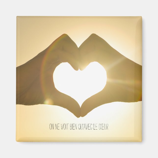 Imán Pequeña príncipe Zitat (Frente)