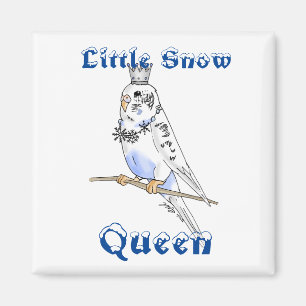Imán Pequeña Reina de Nieve Budgie Magnet