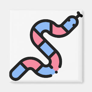 Imán Pequeña serpiente