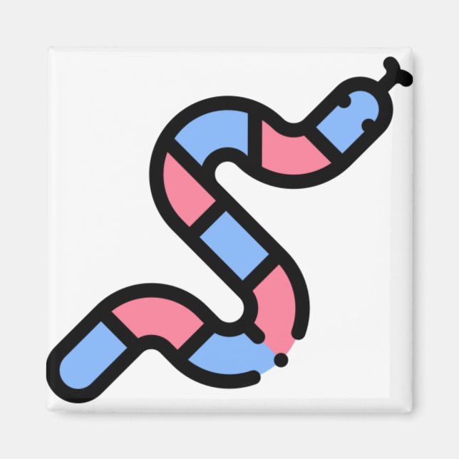 Imán Pequeña serpiente (Frente)