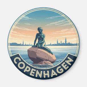 Imán Pequeña sirena Copenhague viajes Dinamarca