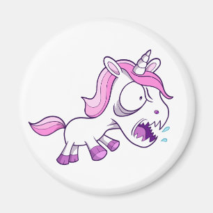 Imán Pequeña Unicornio loca