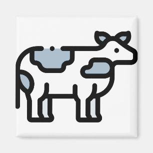 Imán Pequeña vaca