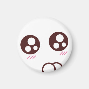 Imán Pequeña y pequeña emoji kawaii