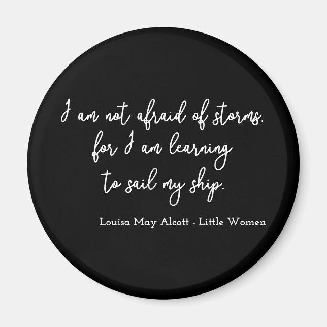 Imán Pequeñas Mujeres Cita I - Estilo De Escritura A Ma (Frente)