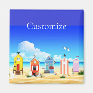 Imán Pequeñas y pequeñas chispas de playa Thunder_Cove