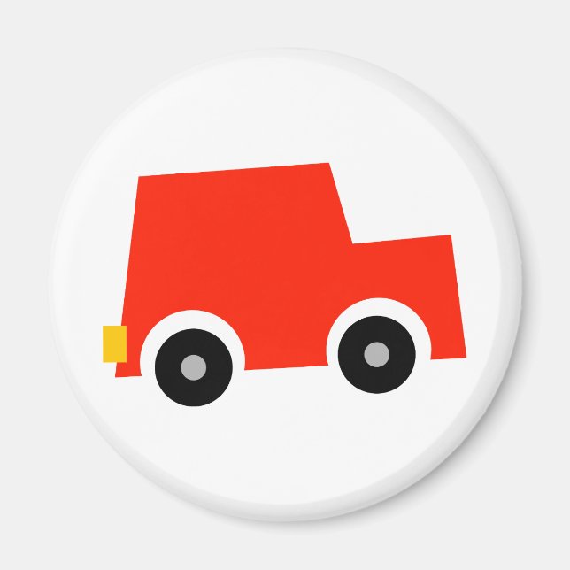 Imán Pequeño auto rojo (Frente)