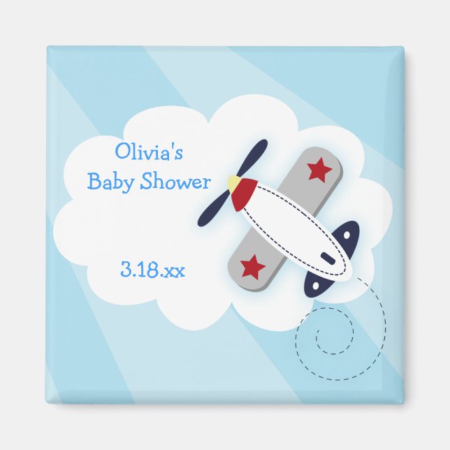 Imán Pequeño aviador Plaza Favnet (Frente)