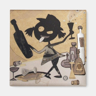 Imán pequeño borracho