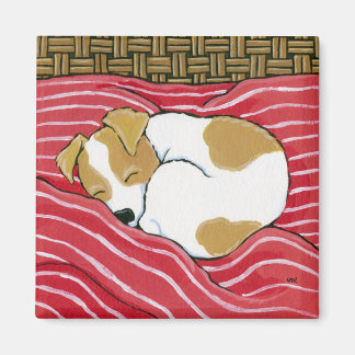 Imán Pequeño Cachorro Cansado - Magnate de Arte Perro D